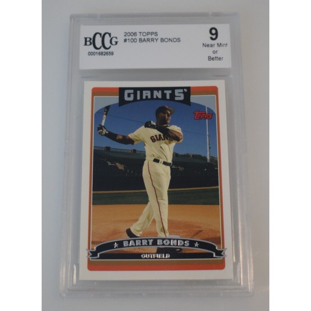 2006 Topps Opening Day Barry Bonds #100 BCCG 9 San Francisco Giants MLB Card